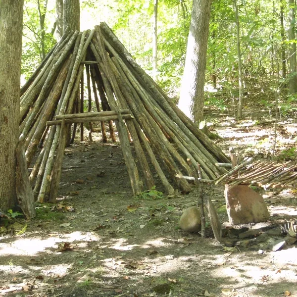 Wooden shelter